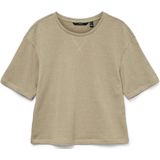 Vero Moda - Ronja 2/4 Shirt - Beige - Dames