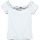 T-shirt - Off-shoulder - Korte Mouwen - Regular Fit