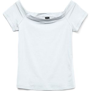 T-shirt - Off-shoulder - Korte Mouwen - Regular Fit