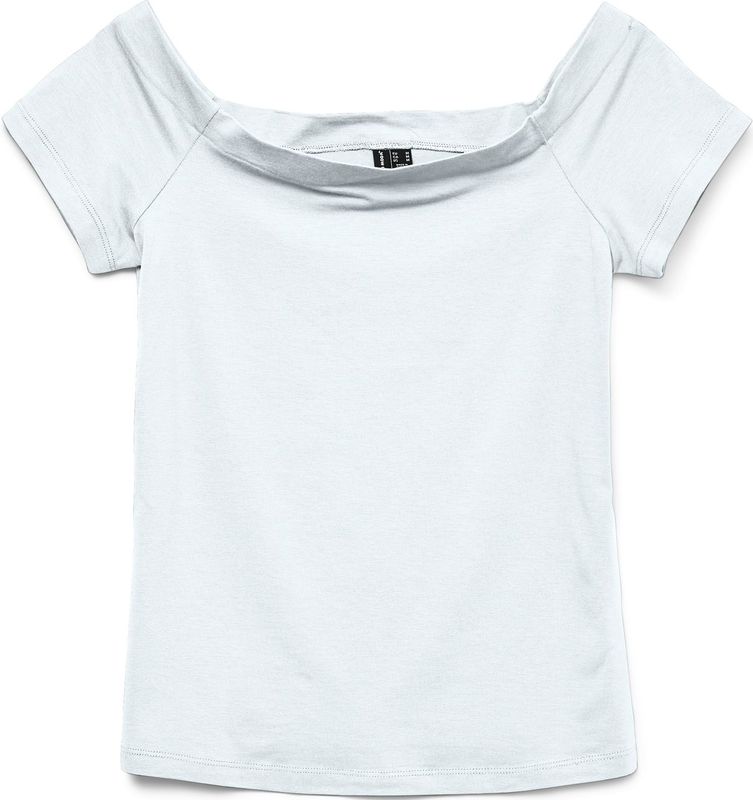 T-shirt - Off-shoulder - Korte Mouwen - Regular Fit