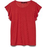 VERO MODA - VMTassa - Blouse - Rood - Gerecycled Materiaal