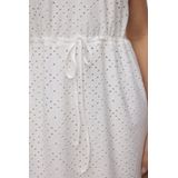 Vero Moda - Vmabby Ss Short Zip Dress - Jurk - Snow White/Navy Blazer - Dames