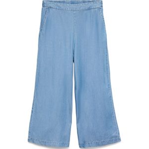Culottes - Denim - Blauw - Elastische Tailleband
