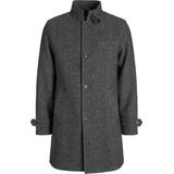 Jack & Jones - Melton - Wollen Jas - Winddicht - Hoge Hals