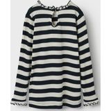 Blousetops - Slim Fit Top - Lange Mouwen - O-hals - Ruches