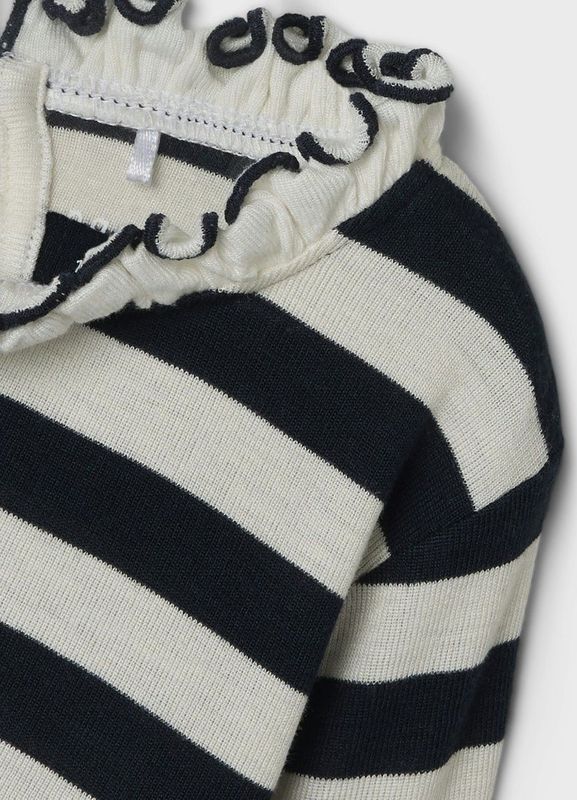 Blousetops - Slim Fit Top - Lange Mouwen - O-hals - Ruches