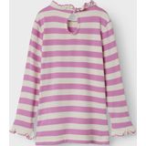 Blousetops - Slim Fit Top - Lange Mouwen - O-hals - Ruches