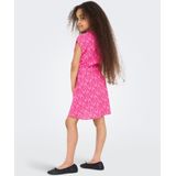 ONLY - Kogzalina Life Capsleeve Aop Dress - Jurk - Fuchsia Purple - Materiaal: 100% Polyester