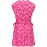 ONLY - Kogzalina Life Capsleeve Aop Dress - Jurk - Fuchsia Purple - Materiaal: 100% Polyester
