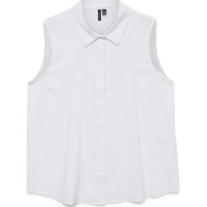 Vero Moda - VMNORA SL SHIRT WVN GA NOOS - Blouse - Bright White - Katoen