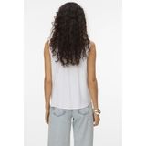 Vero Moda - VMNORA SL SHIRT WVN GA NOOS - Blouse - Bright White - Katoen