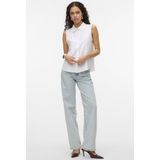 Vero Moda - VMNORA SL SHIRT WVN GA NOOS - Blouse - Bright White - Katoen