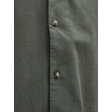 Jack & Jones - JJESUMMER RESORT SHIRT SS SN - Overhemd - Beetle - Korte Mouwen