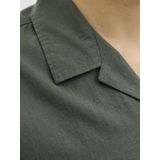 Jack & Jones - JJESUMMER RESORT SHIRT SS SN - Overhemd - Beetle - Korte Mouwen
