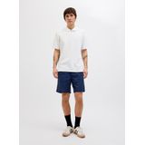 Jack & Jones - JJEAUSTIN ZIP POLO SS NOOS - Poloshirt - Wit