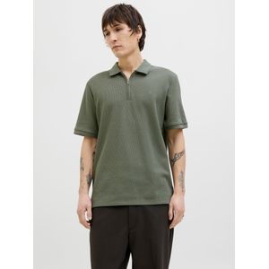 Polo Shirt - Korte Mouwen - Gekaarde Jersey - Regular Fit - Geborduurd Detail