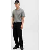 JACK&JONES - JJEAUSTIN ZIP POLO SS NOOS - Poloshirt - Ultimate Grey