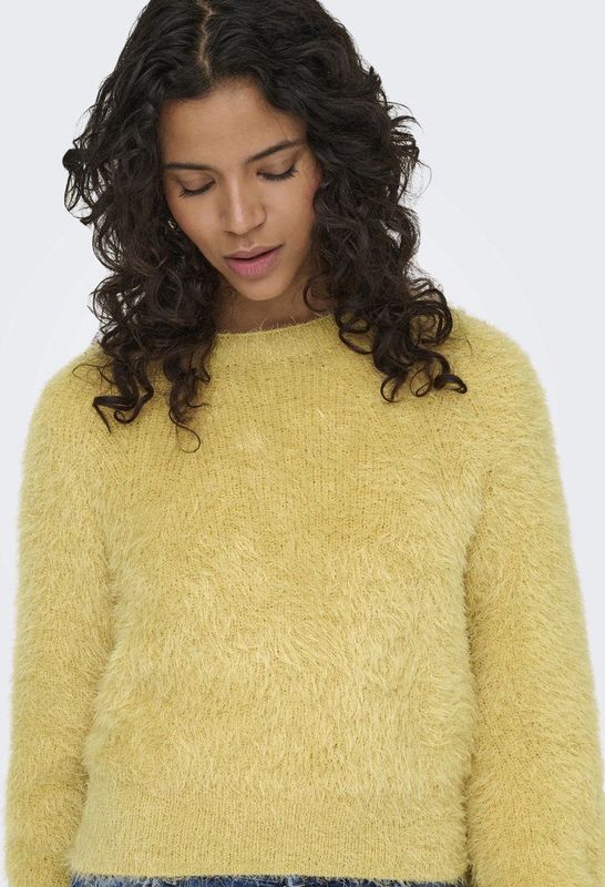 Onllulu - Gebreide Pullover - O-hals - Lange Mouwen - Regular Fit