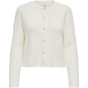 ONLY - ONLPETRA - Gebreid Vest - Wit
