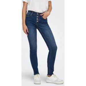 ONLY Skinny-fit-Jeans "ONLMIA MID WAIST BUTTON SK RW ANK BOX"