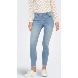 Jeans - ONLMia - Effen - Skinny - Mid Waist - 7/8 Lengte - Light Washed