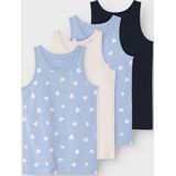 Name It - NkfTank - Onderhemden - Serenity - 4-Pack