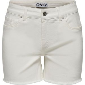 ONLY - Korte Broeken - Wit - Denim
