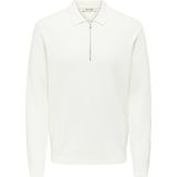 Onsphil - Gebreide Polohals - Poloshirt - Lange Mouwen - Regular Fit