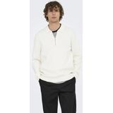 Onsphil - Gebreide Polohals - Poloshirt - Lange Mouwen - Regular Fit