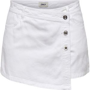 Spijkerrok - Wit - 100% Katoen - Regular Fit