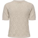 Gebreide Pullover - O-hals - Korte Mouwen - Knit Fit