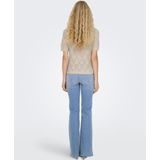 Gebreide Pullover - O-hals - Korte Mouwen - Knit Fit