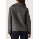 Selected Femme - Slfalma Boucle Lano Jas - Grijs - Wol