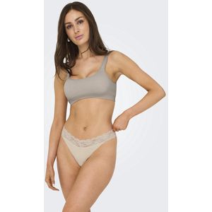 ONLY - String Driepack - Zwart - Lace - Elastische Band