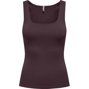 ONLY dames top 2-ways fit bordeaux rood