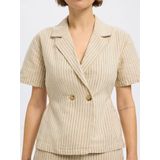 Blouse - Gestreept - Katoen - Normale Pasvorm