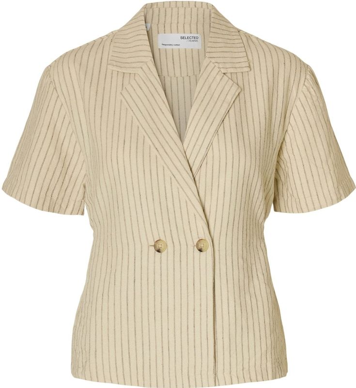 Blouse - Gestreept - Katoen - Normale Pasvorm