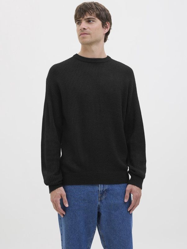 JJ REBEL - JREBLOGAN KNIT CREW NECK SN - Gebreide Pullover - Heren