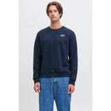 JJ REBEL - JREBDRUMMER - Sweater - Donkerblauw - Regular Pasvorm