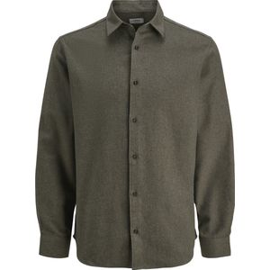 JJ REBEL - JREBIKE MELANGE SHIRT LS SN - Heren Overhemden