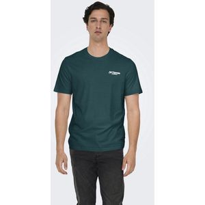 Only & Sons - ONSCHRIS - Shirt - Lichtblauw - Petrol - Oranje - Wit