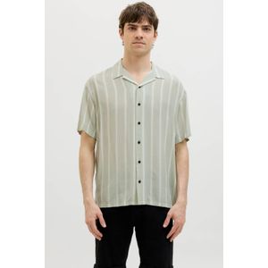 Overhemd - Gestreept - Viscose - Comfort Fit - Kwartmouw