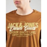 JACK&JONES - JJELOGO TEE SS O-NECK 2 COL AW25 SN - Heren T-shirts