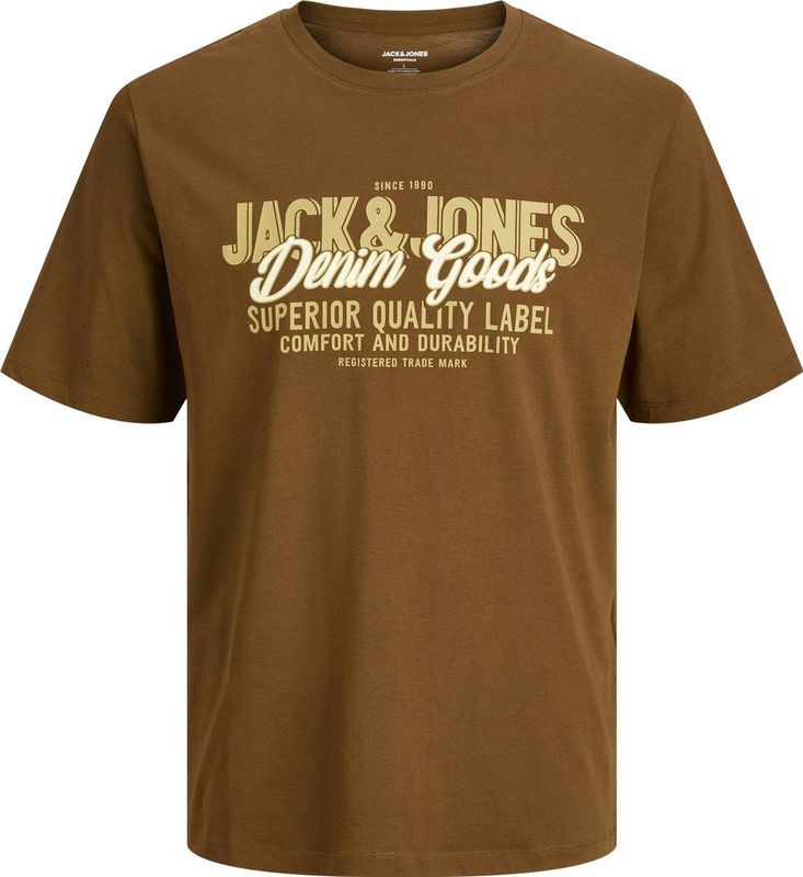 JACK&JONES - JJELOGO TEE SS O-NECK 2 COL AW25 SN - Heren T-shirts