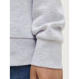 Sweater - White Melange - Met Capuchon - Lange Mouwen - Regular Fit