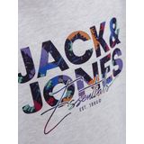 Sweater - White Melange - Met Capuchon - Lange Mouwen - Regular Fit