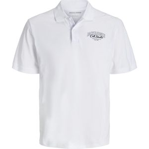 Jack & Jones - JJMAKOTO POLO SS JNR - Poloshirt - Wit - Katoen