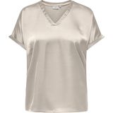 ONLY CARMAKOMA - Carbrynja - Top - V-Hals - Korte Mouwen - Regular Fit
