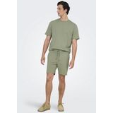 Only & Sons - Korte Broek - Seagrass - Katoen/Elastaan