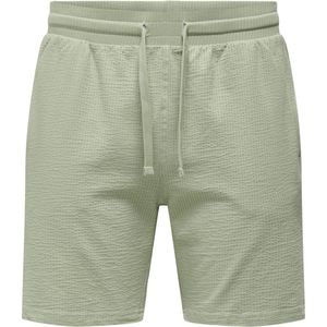 Only & Sons - Korte Broek - Seagrass - Katoen/Elastaan